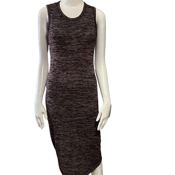 Aritzia burgundy Sheath Midi Dress - Picture 2 of 5